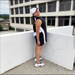 UAS | Under Armour Athletic Dress, Size Small, Black & White w/pockets